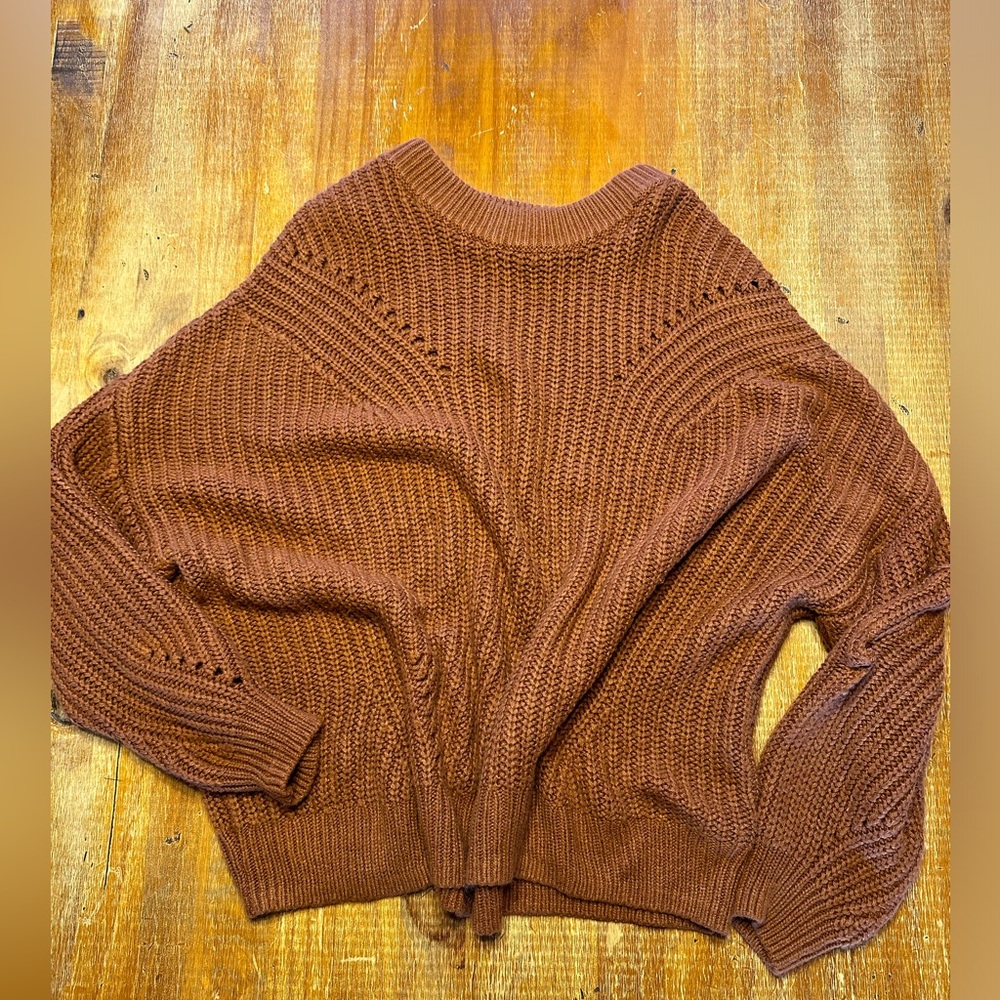 Oversized sweater perfect for fall.